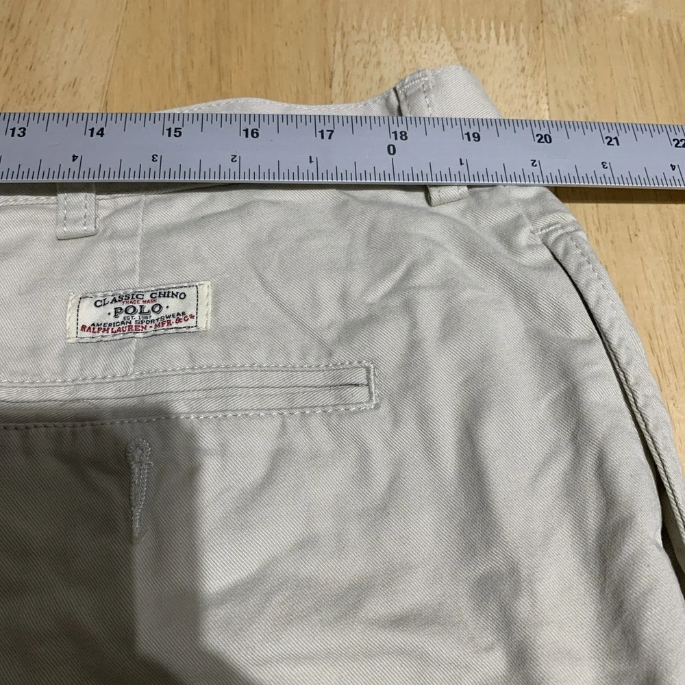 Polo Ralph Lauren Shorts Men's‎ 40 Vintage Tyler Short Pleated Chino Khaki